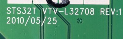 MAIN PARA TV TOSHIBA / NUMERO DE PARTE 431C2X51L11 / STS32T VTV-L32708 REV:1 / 461C2X51L11 / L07A750300803 / L07A50402583 / PANEL M185XW01 V.6 / MODELO 19SL400U - Imagen 4